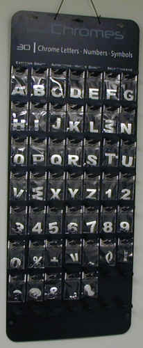chrome letters chrome numbers chrome emblems chrome logos adhesive letters silver letters
