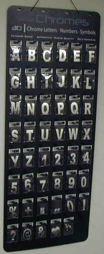 chrome letters chrome numbers chrome emblems chrome logos adhesive letters silver letters