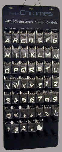 chrome letters chrome numbers chrome emblems chrome logos adhesive letters silver letters